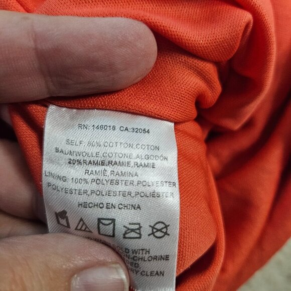 Anthropologie Ett:wa Red White Stripe Wide Leg Sleeveless Tied Jumper Women L - Picture 9 of 10